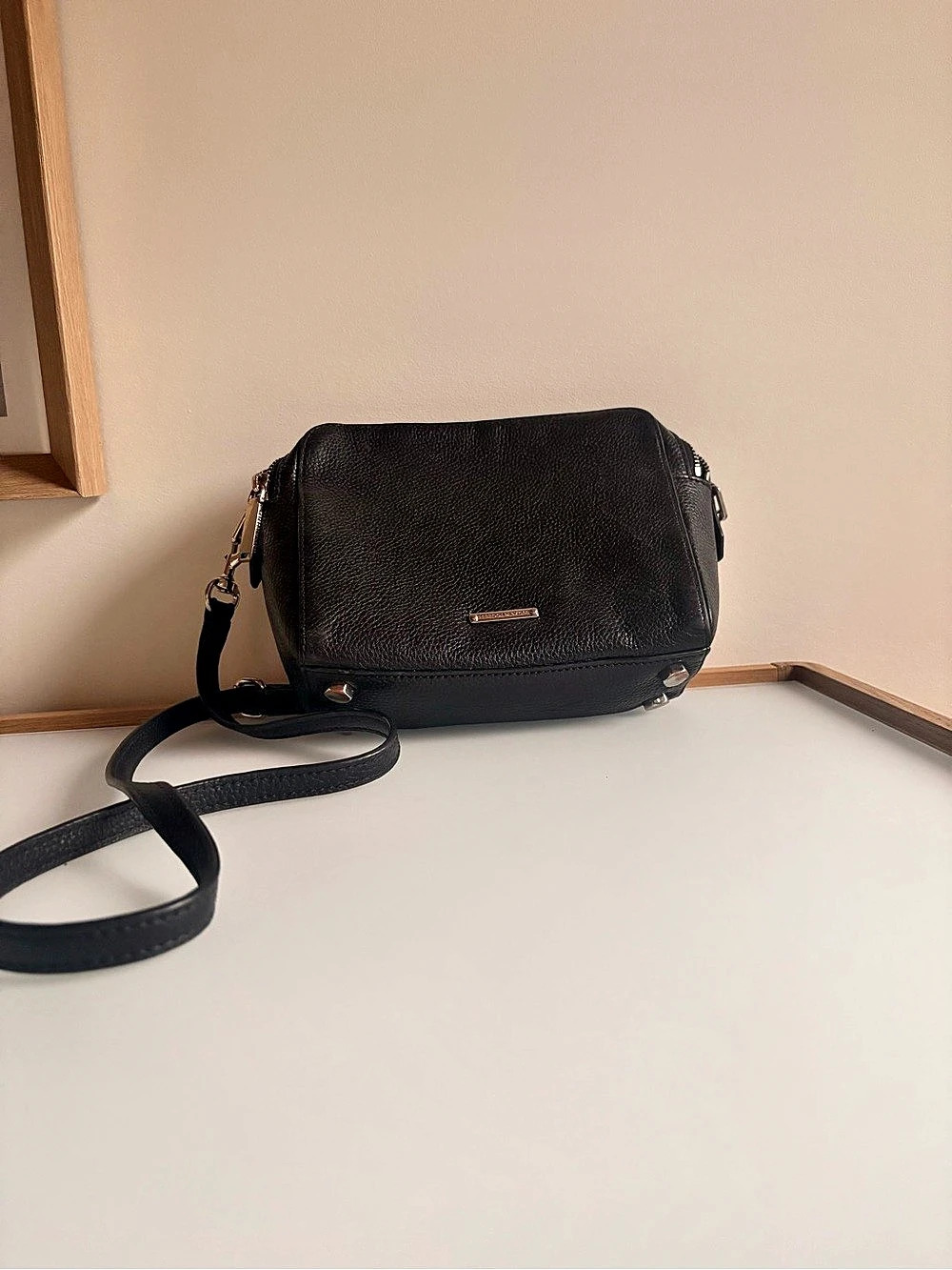 Rebecca Minkoff Mini M.A.C. Crossbody Black Bag